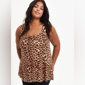 Leopard Print Sleeveless Top